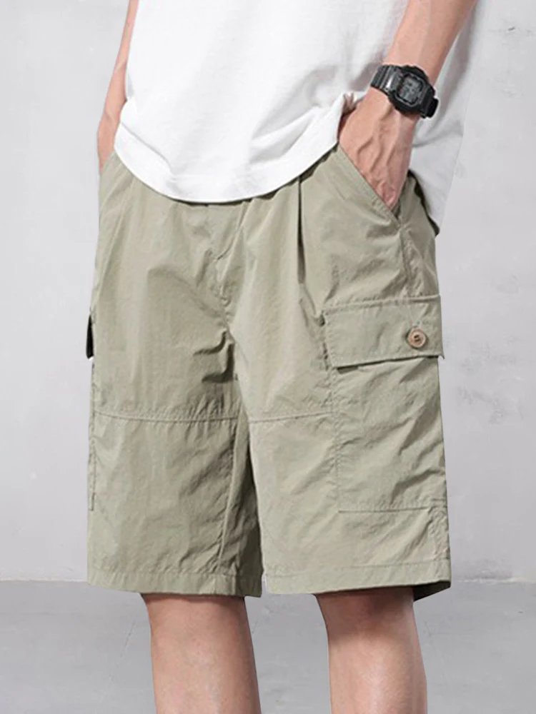 Casual Summer Utility Cargo Shorts - Image 2