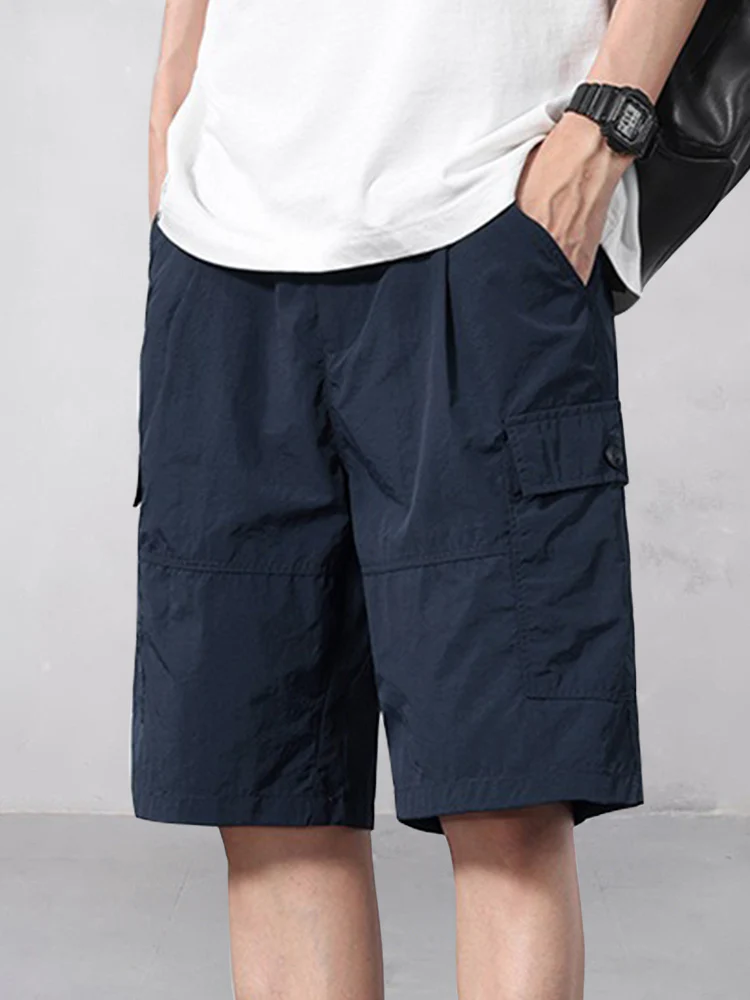 Casual Summer Utility Cargo Shorts - Image 3