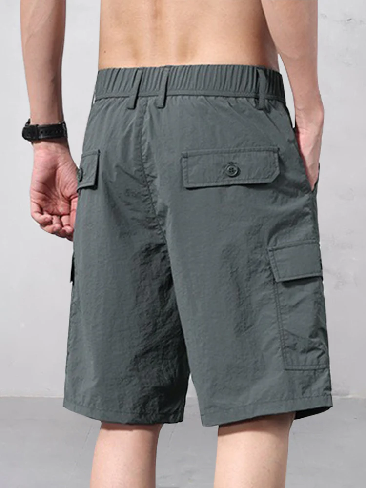 Casual Summer Utility Cargo Shorts - Image 4