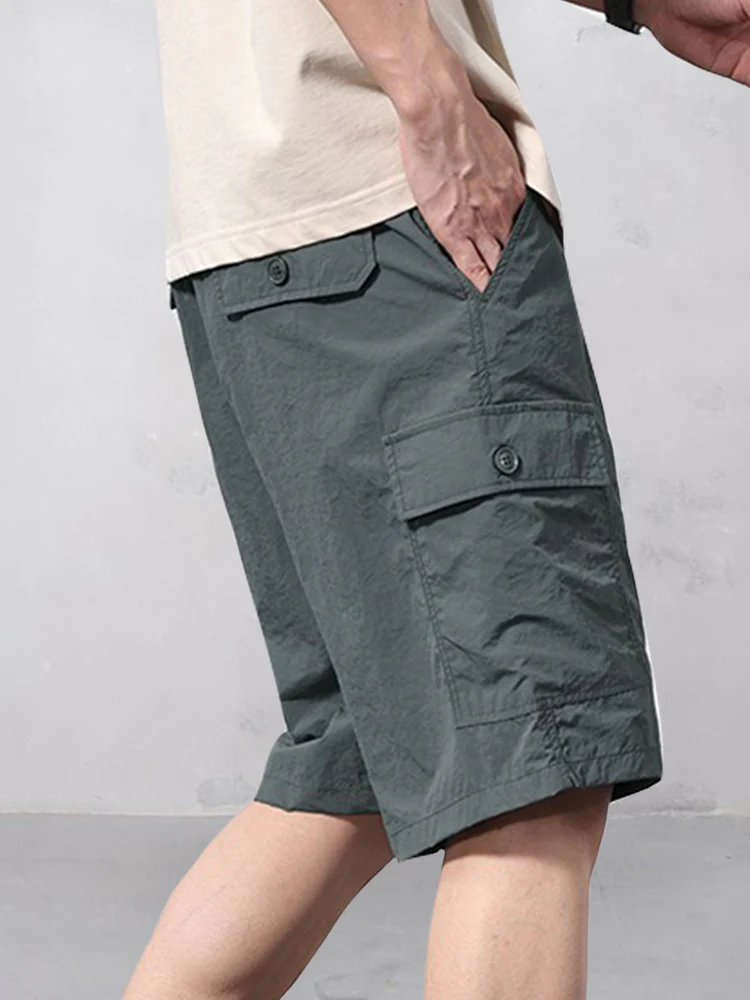 Casual Summer Utility Cargo Shorts - Image 5