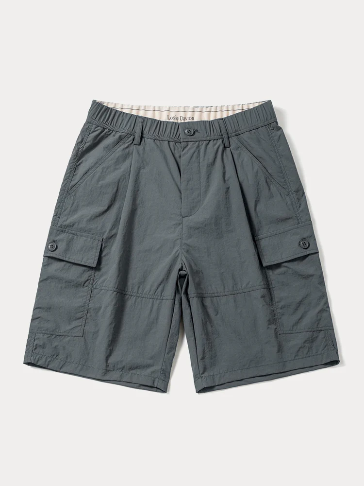 Casual Summer Utility Cargo Shorts - Image 6