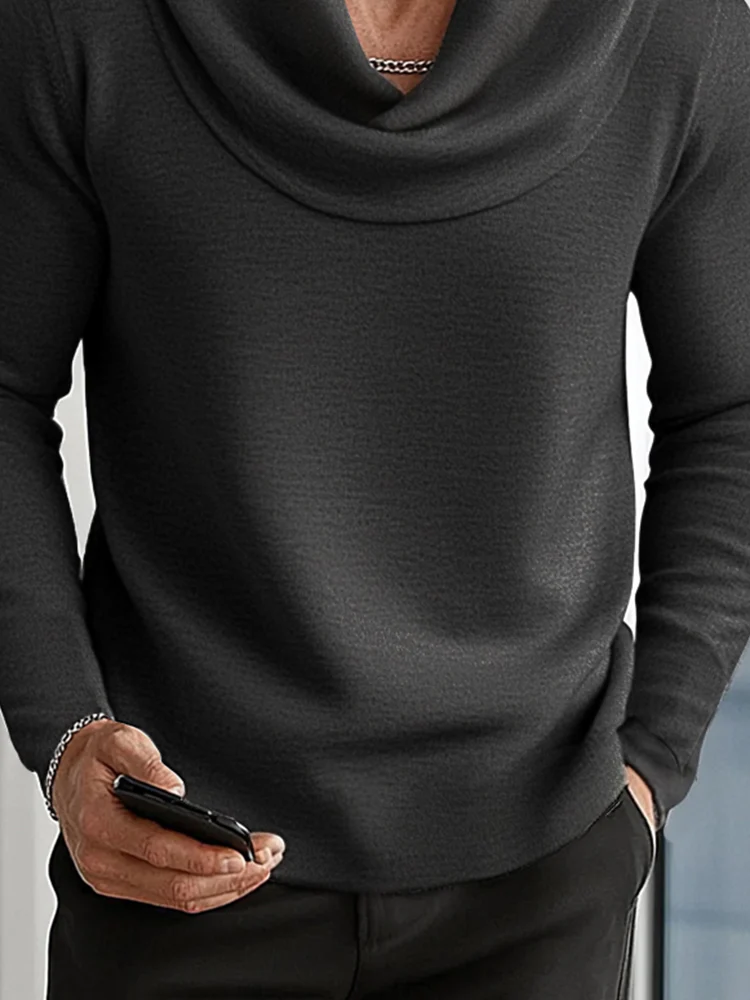 Casual Trendy Cowl Neck Tops - Image 4