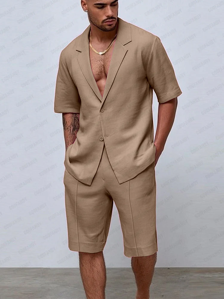 Casual Trendy Summer Suit Set - Image 6