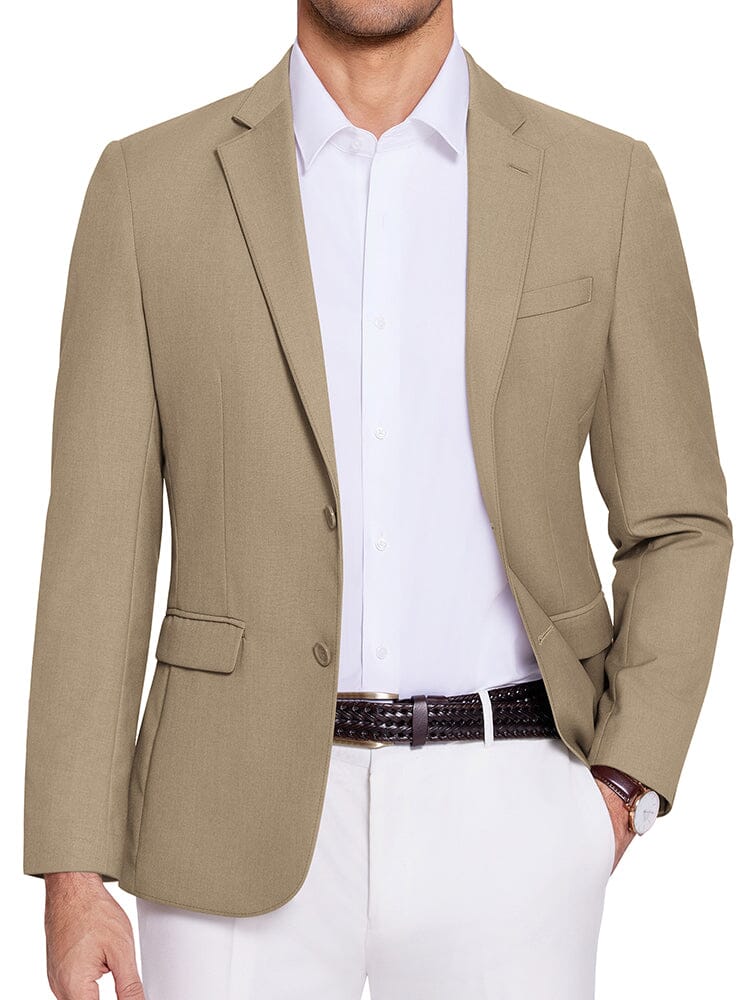 Casual Two Buttons Suit Jackets (US Only) - Image 2