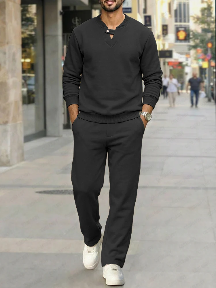 Casual Ultra-Soft Sweatsuit Set - Image 2