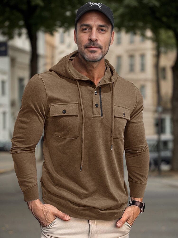 Casual Utility Inspired Hoodie - Image 3