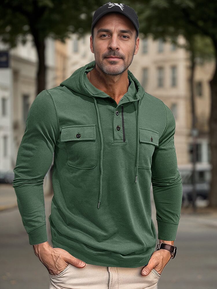 Casual Utility Inspired Hoodie - Image 5