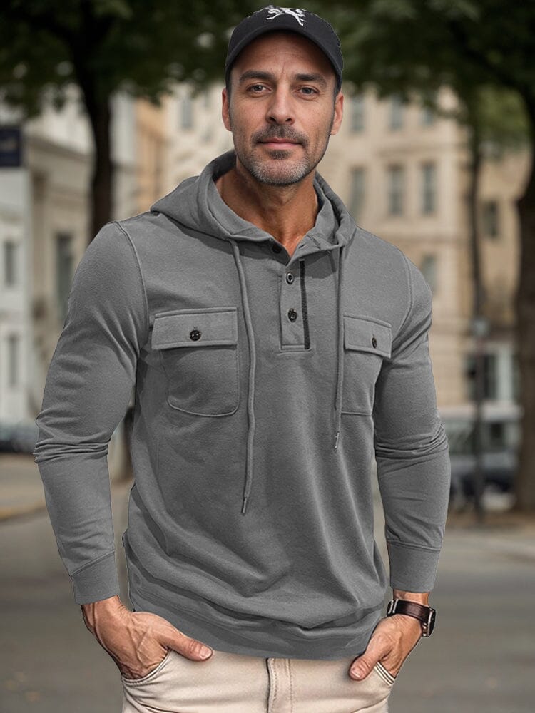 Casual Utility Inspired Hoodie - Image 6