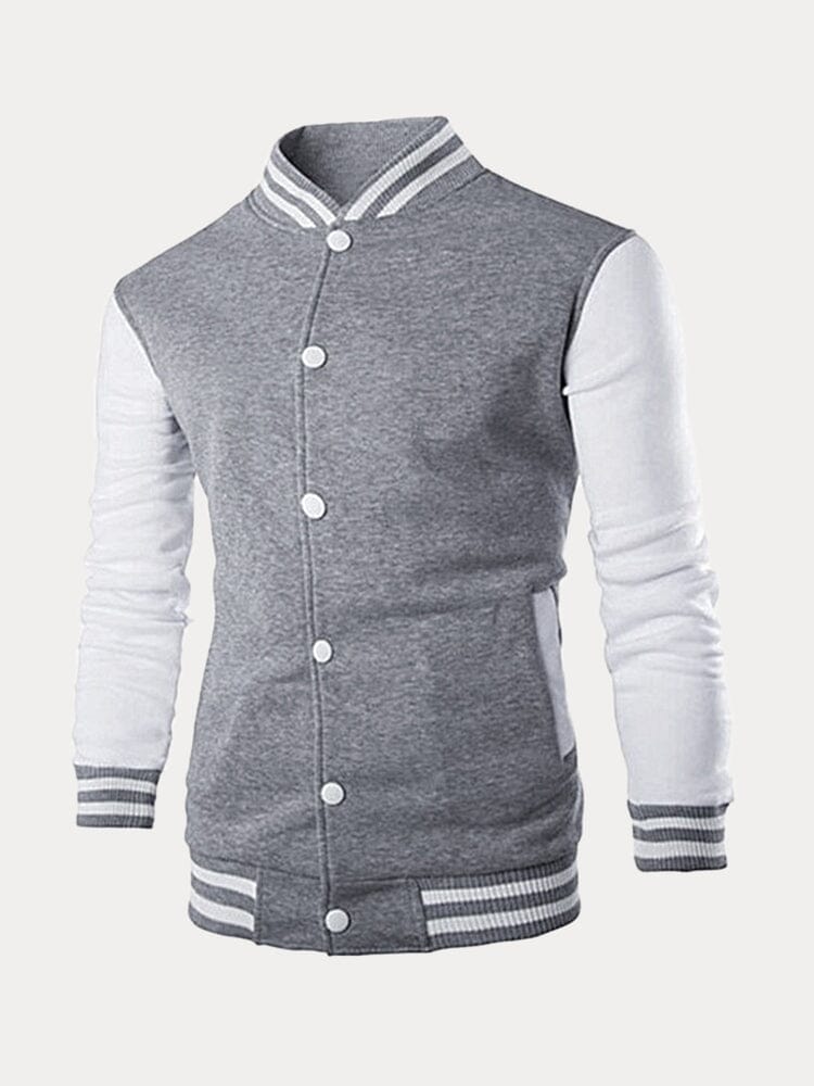 Casual Varsity Baseball Jacket - Image 11
