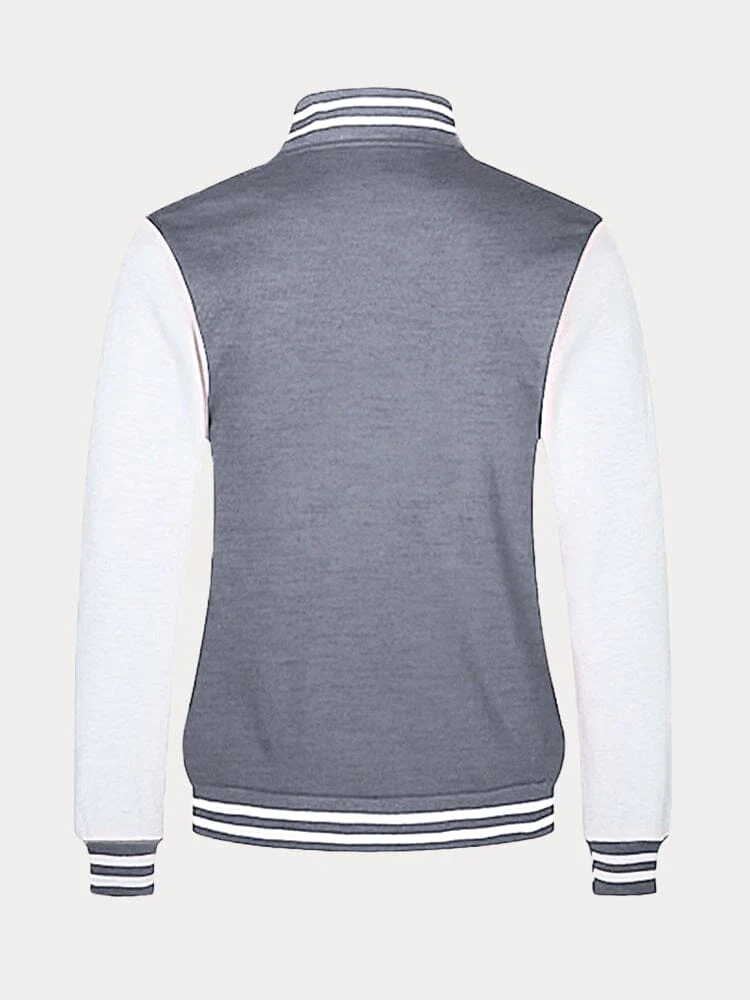 Casual Varsity Baseball Jacket - Image 12