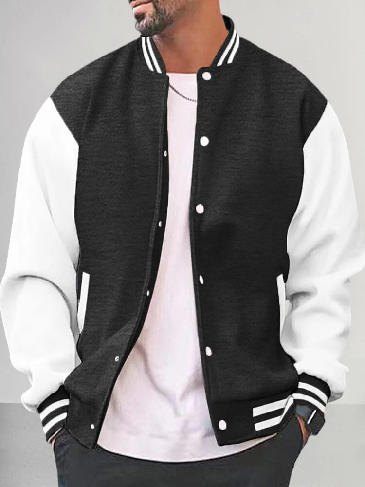 Casual Varsity Baseball Jacket - Image 2