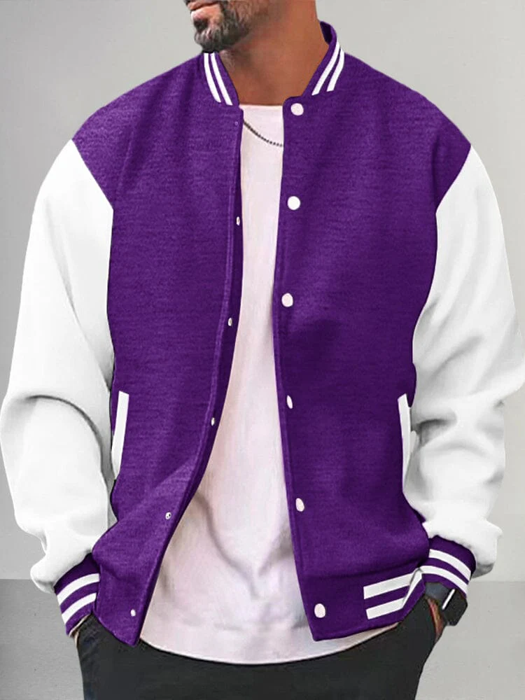 Casual Varsity Baseball Jacket - Image 3