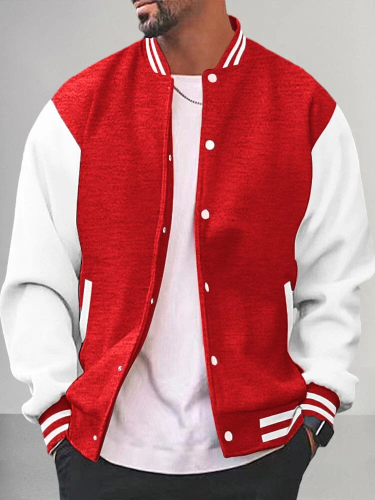 Casual Varsity Baseball Jacket - Image 5