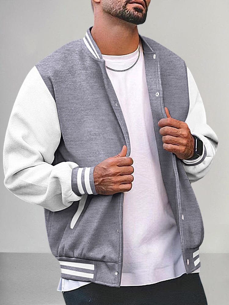 Casual Varsity Baseball Jacket - Image 9