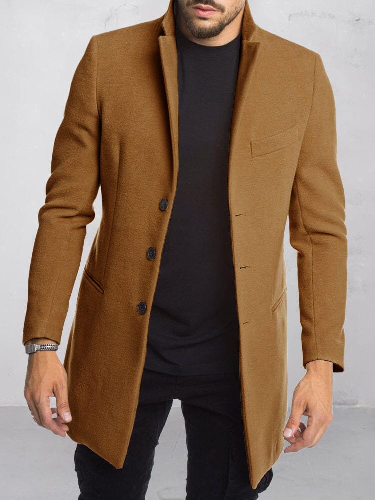 Casual Versatile Lined Tweed Coat - Image 2