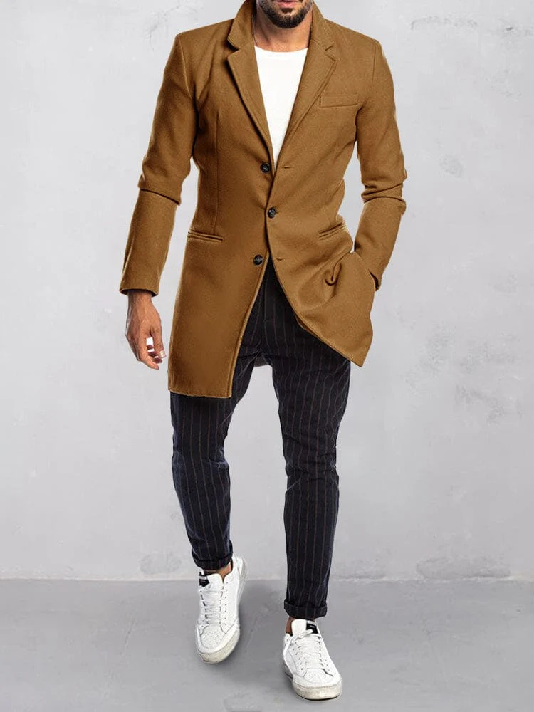 Casual Versatile Lined Tweed Coat - Image 5