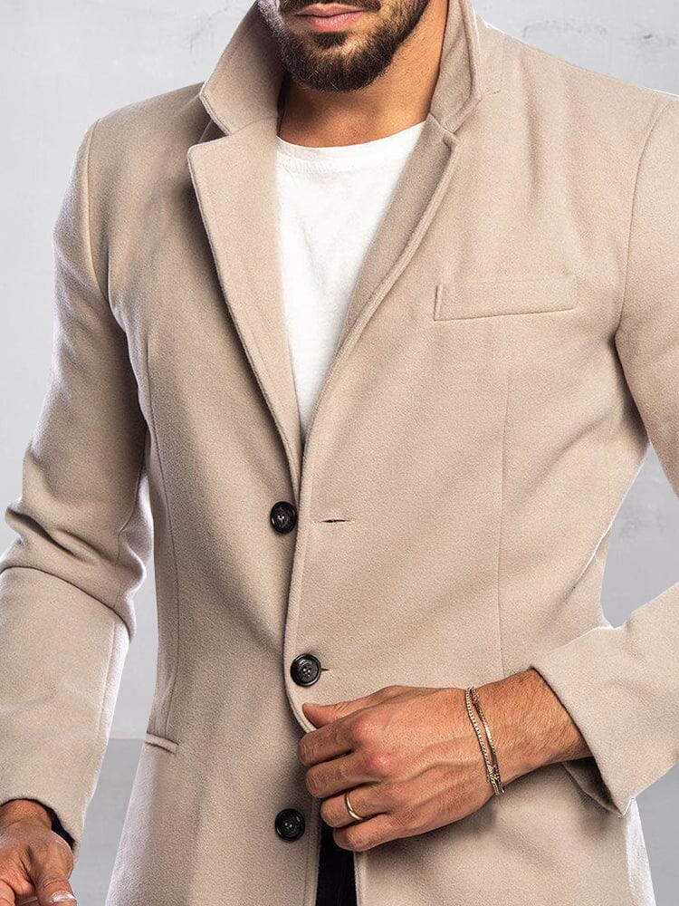 Casual Versatile Lined Tweed Coat - Image 6