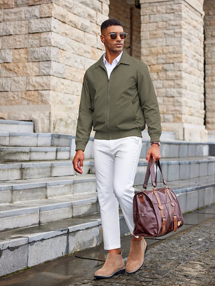 Casual Windproof Bomber Jacket (US Only) - Image 11