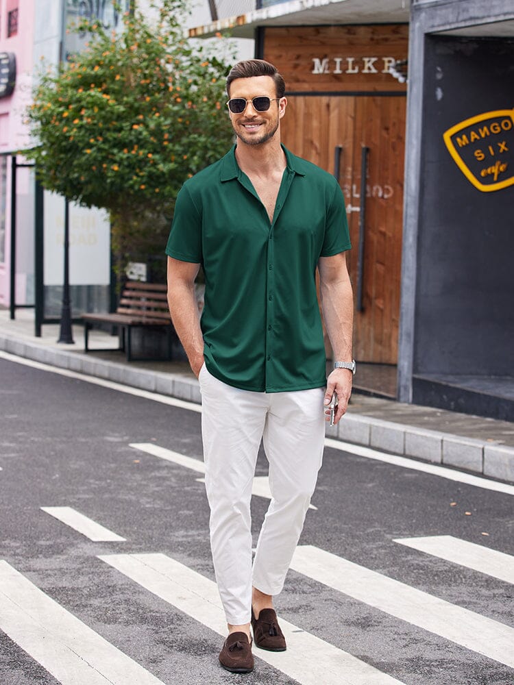 Casual Wrinkle Free Stretch Shirt (Live Only) - Image 12
