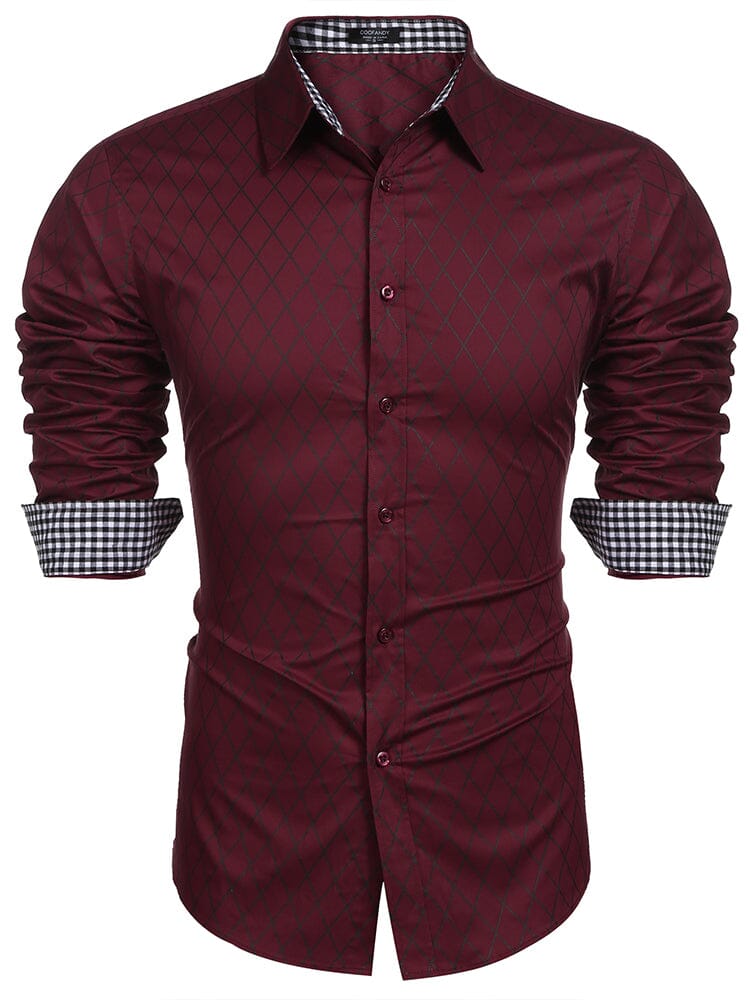 Checked Shirt Business Shirt - Image 2