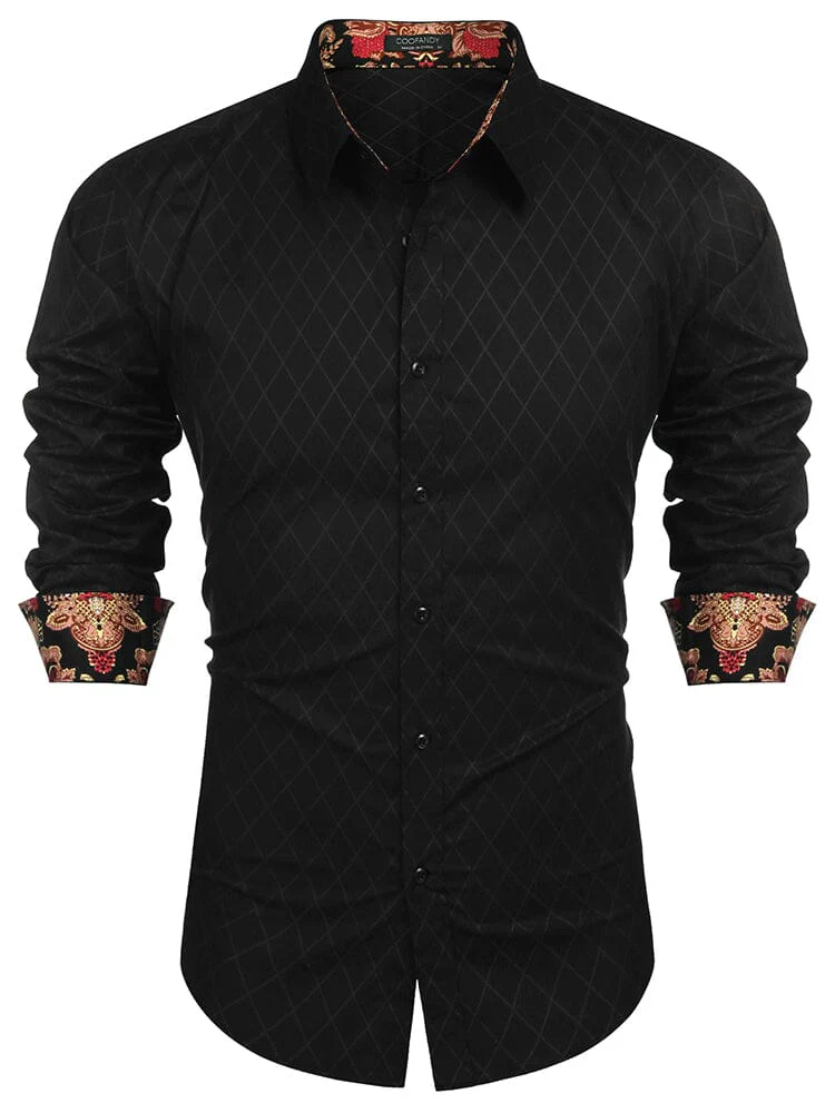 Checked Shirt Business Shirt - Image 3