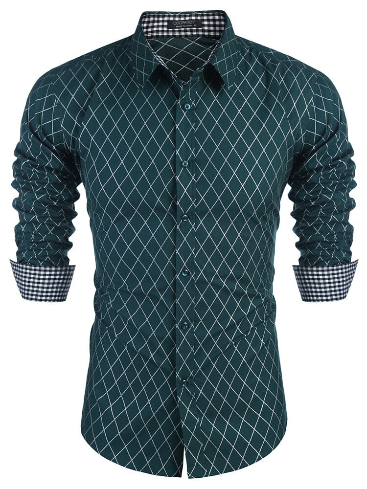 Checked Shirt Business Shirt - Image 5