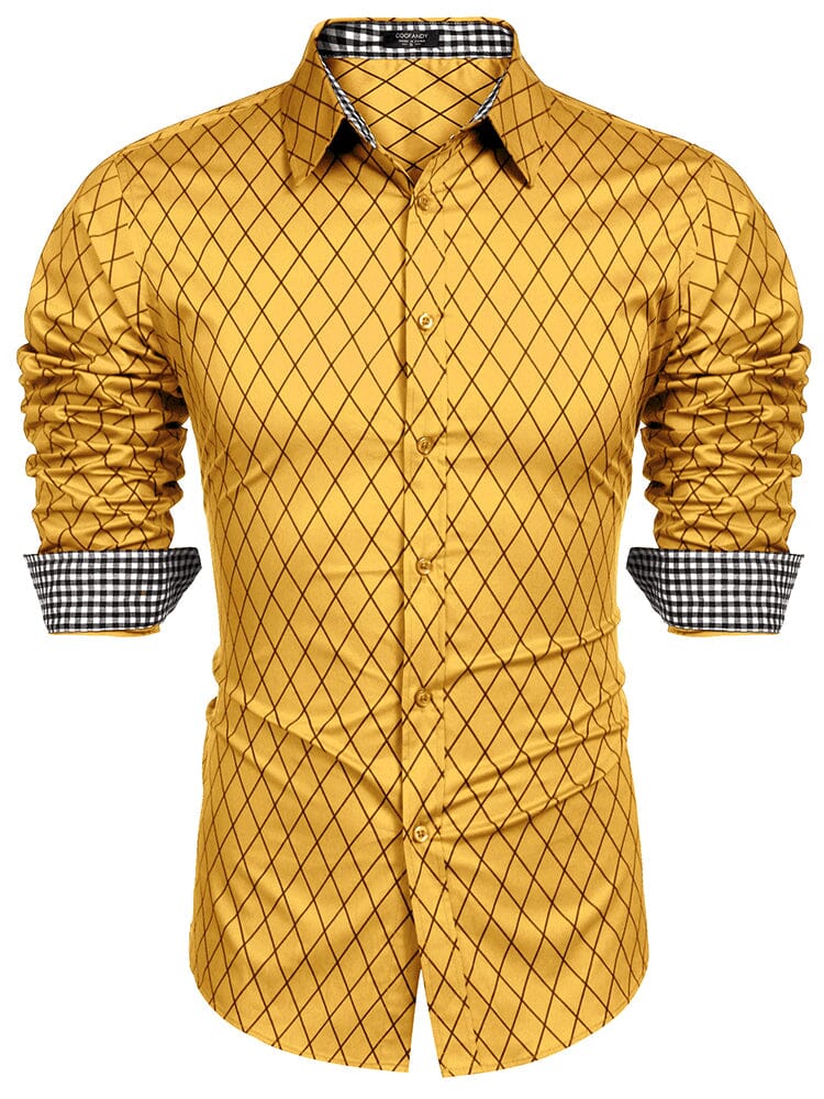 Checked Shirt Business Shirt - Image 9