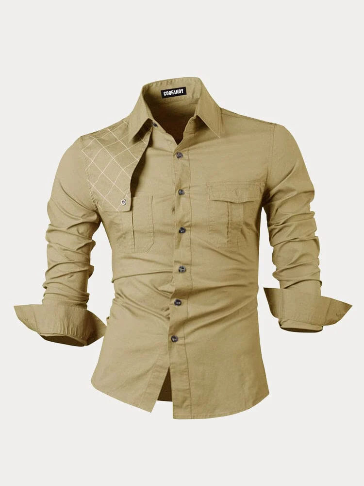 Classic 100% Cotton Cargo Shirt - Image 4