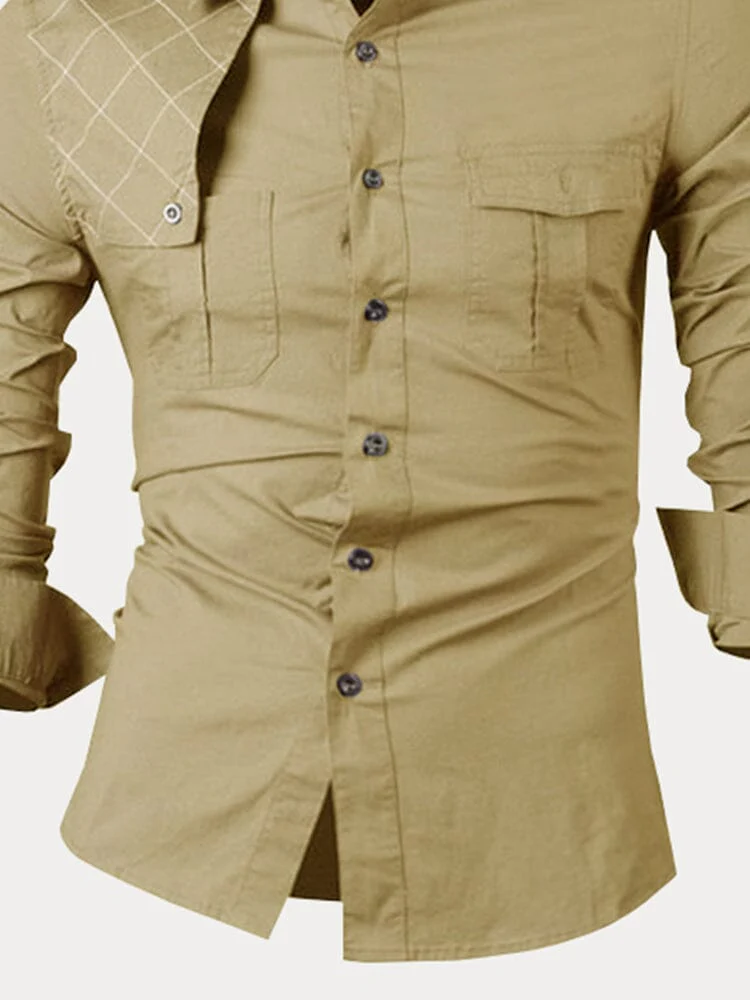 Classic 100% Cotton Cargo Shirt - Image 7