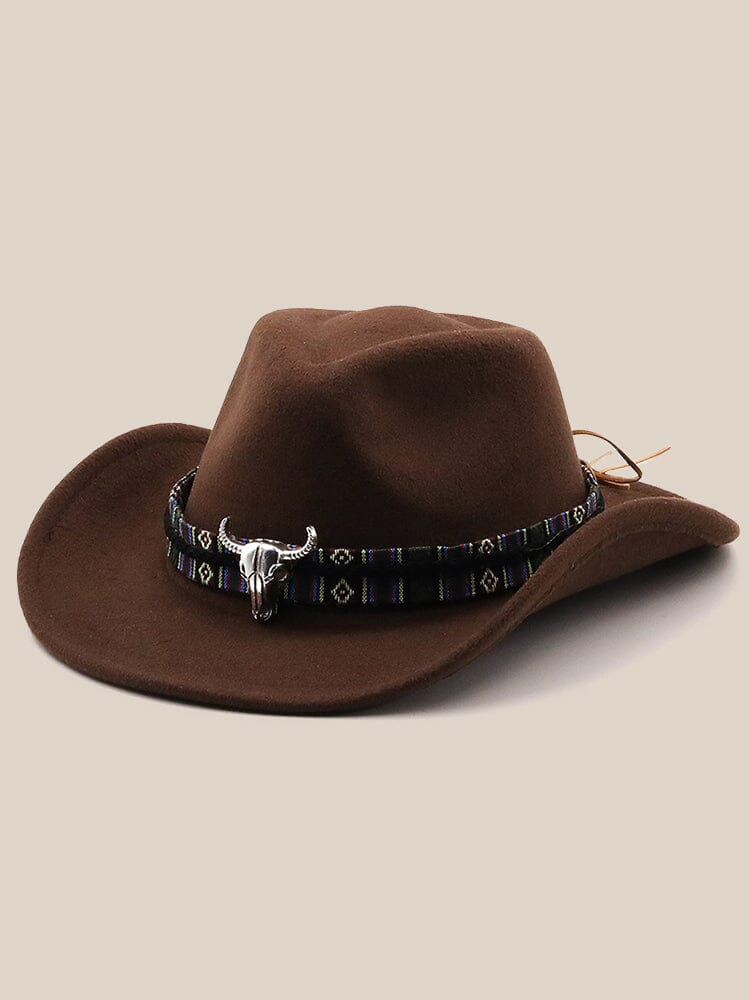 Classic 100% Wool Cowboy Hat - Image 3
