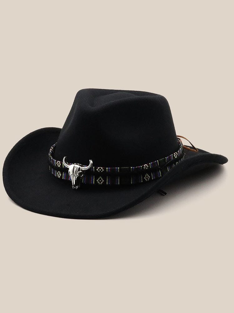 Classic 100% Wool Cowboy Hat - Image 4