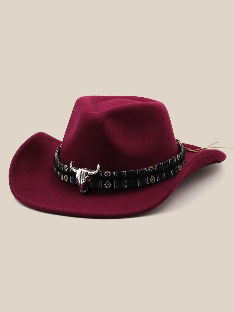 Classic 100% Wool Cowboy Hat - Image 8