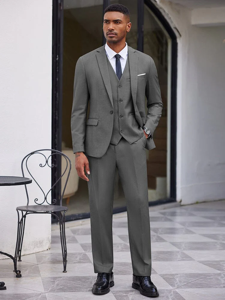 Classic 3-Piece Suit Set with Tie (US Only) - Image 8