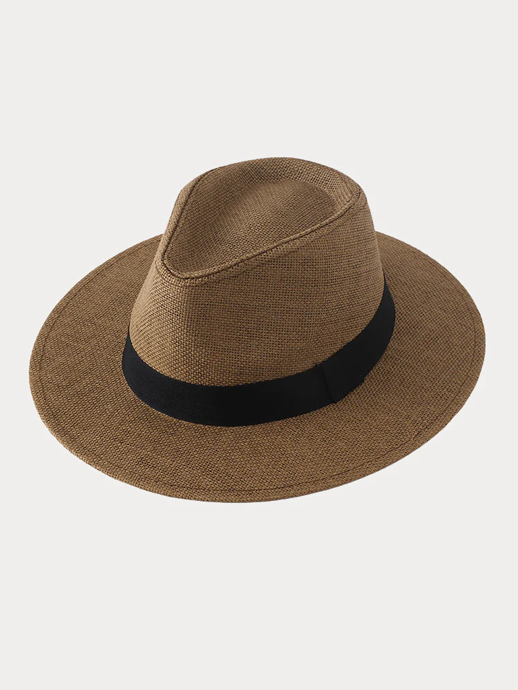 Classic Banded Panama Hat - Image 10