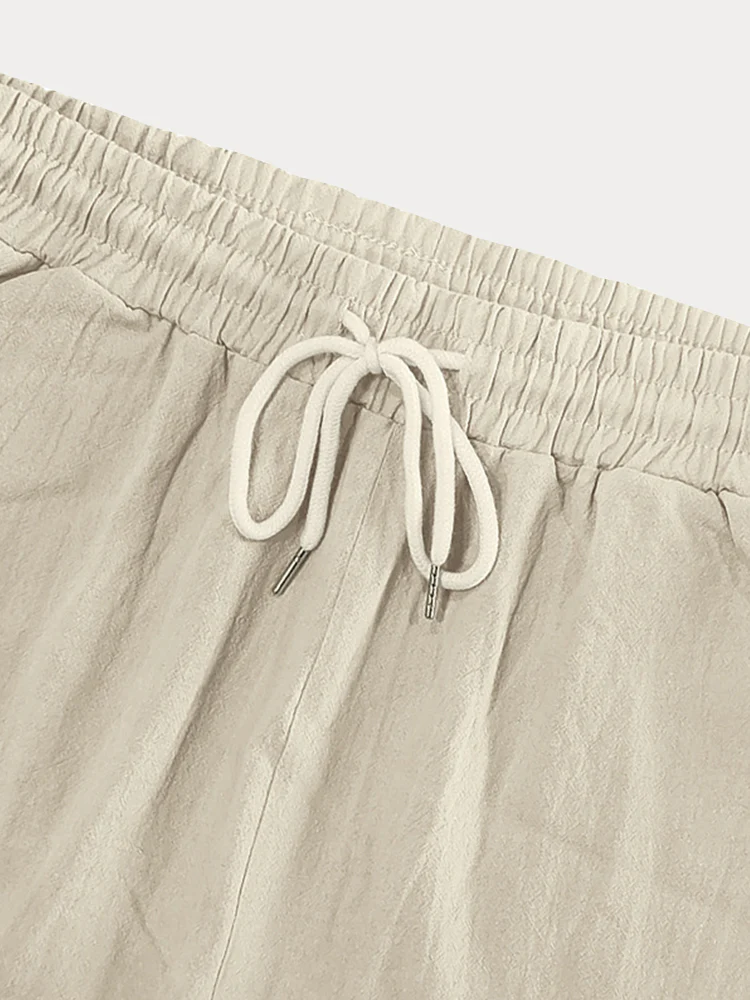 Classic Breathable Cotton Cargo Shorts - Image 10