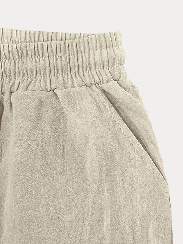 Classic Breathable Cotton Cargo Shorts - Image 11