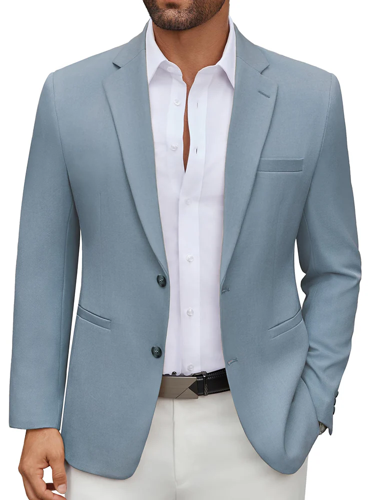 Classic Business Casual Blazer Suit Jacket (US Only) - Image 2