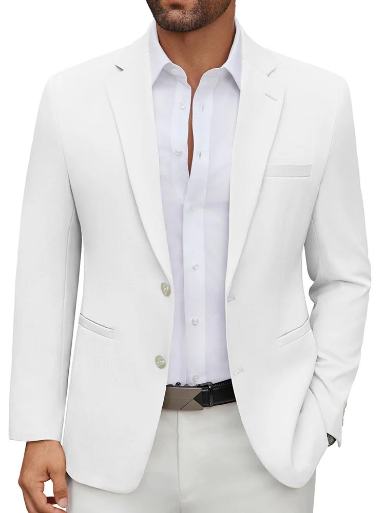 Classic Business Casual Blazer Suit Jacket (US Only) - Image 3