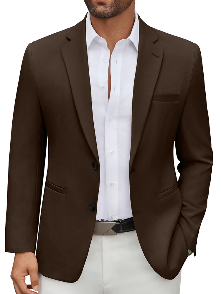 Classic Business Casual Blazer Suit Jacket (US Only) - Image 7