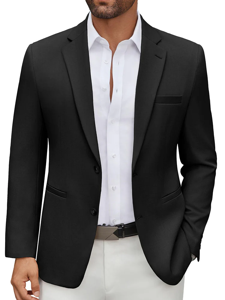Classic Business Casual Blazer Suit Jacket (US Only) - Image 8