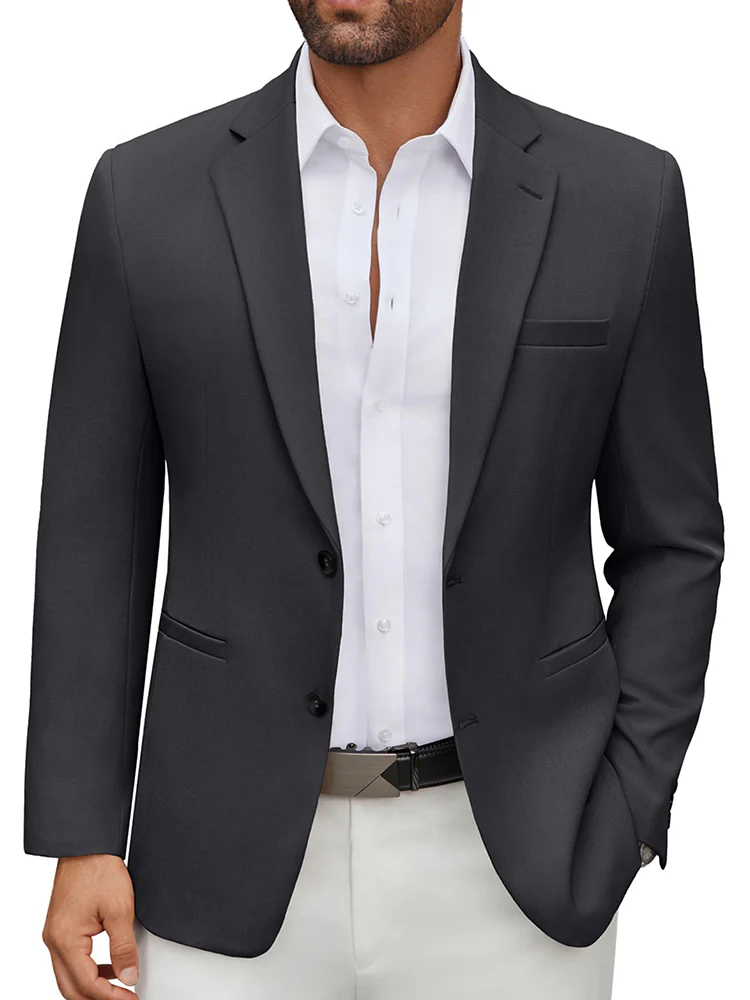 Classic Business Casual Blazer Suit Jacket (US Only) - Image 9