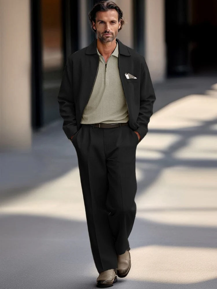 Beathable Corduroy Polo Shirt - Image 7