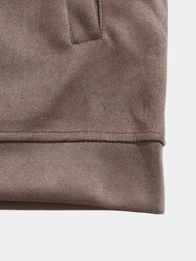 Classic Comfy Leisure Suede Jacket - Image 10