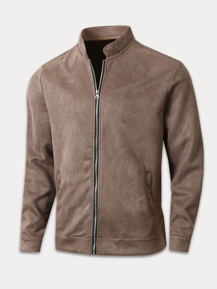 Classic Comfy Leisure Suede Jacket - Image 11