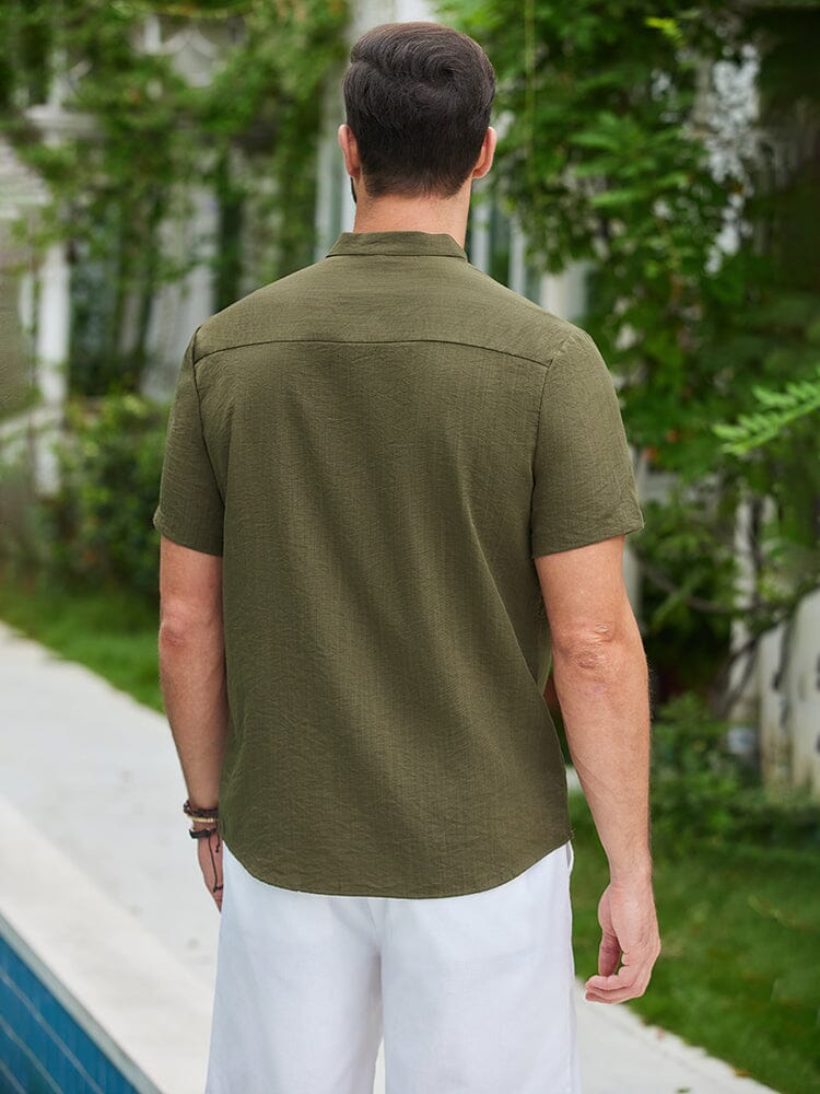 Classic Comfy Summer Henley Shirt (US Only) - Image 17