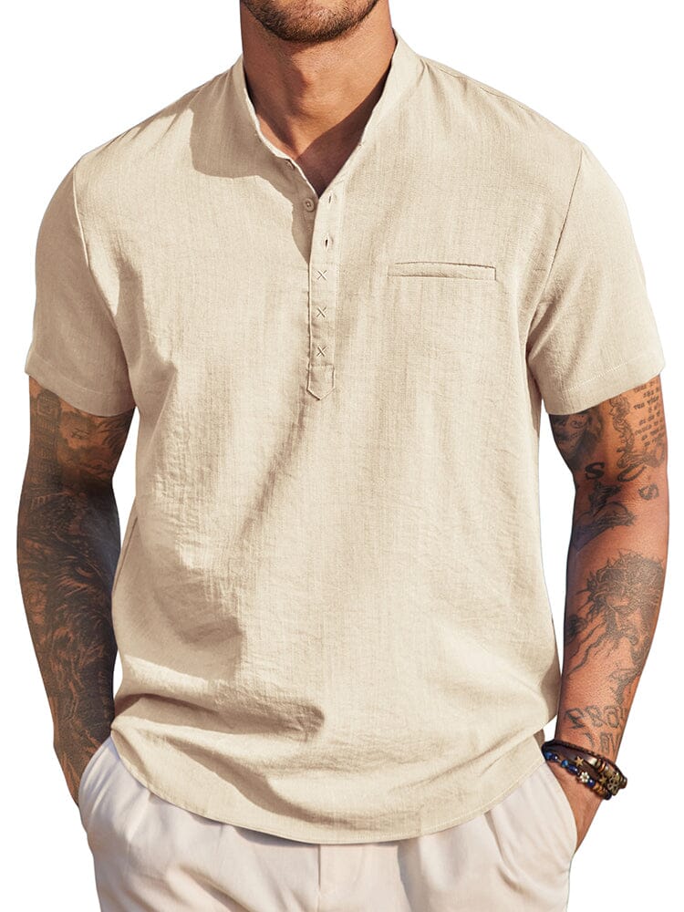 Classic Comfy Summer Henley Shirt (US Only) - Image 2