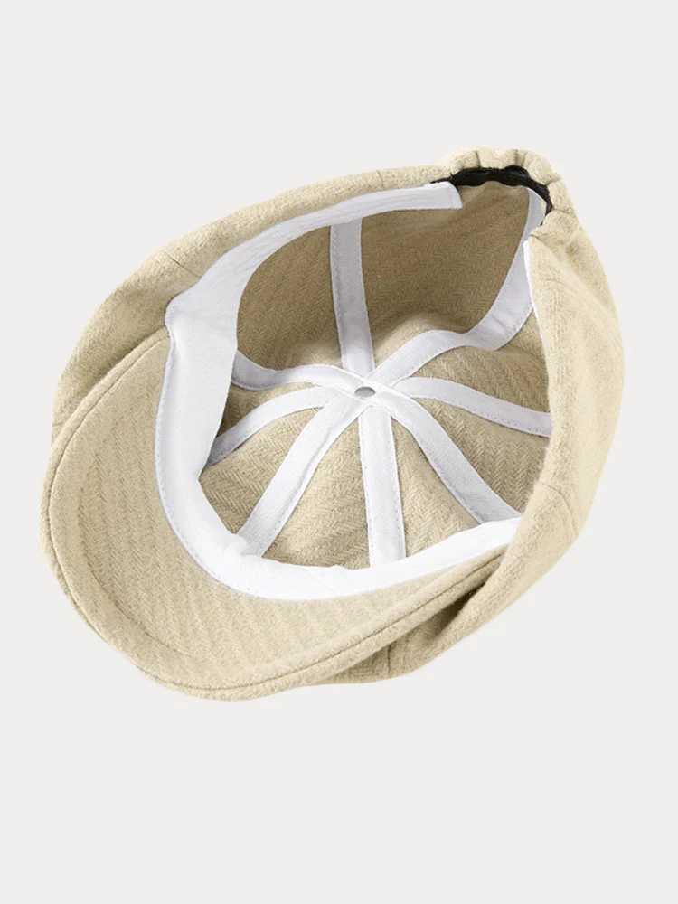 Classic Cotton Warm Newsboy Cap - Image 6