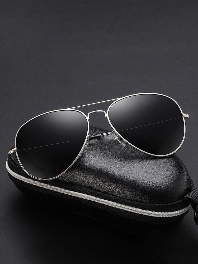 Classic Curved Crossbar Polarized Sunglasses - Image 3