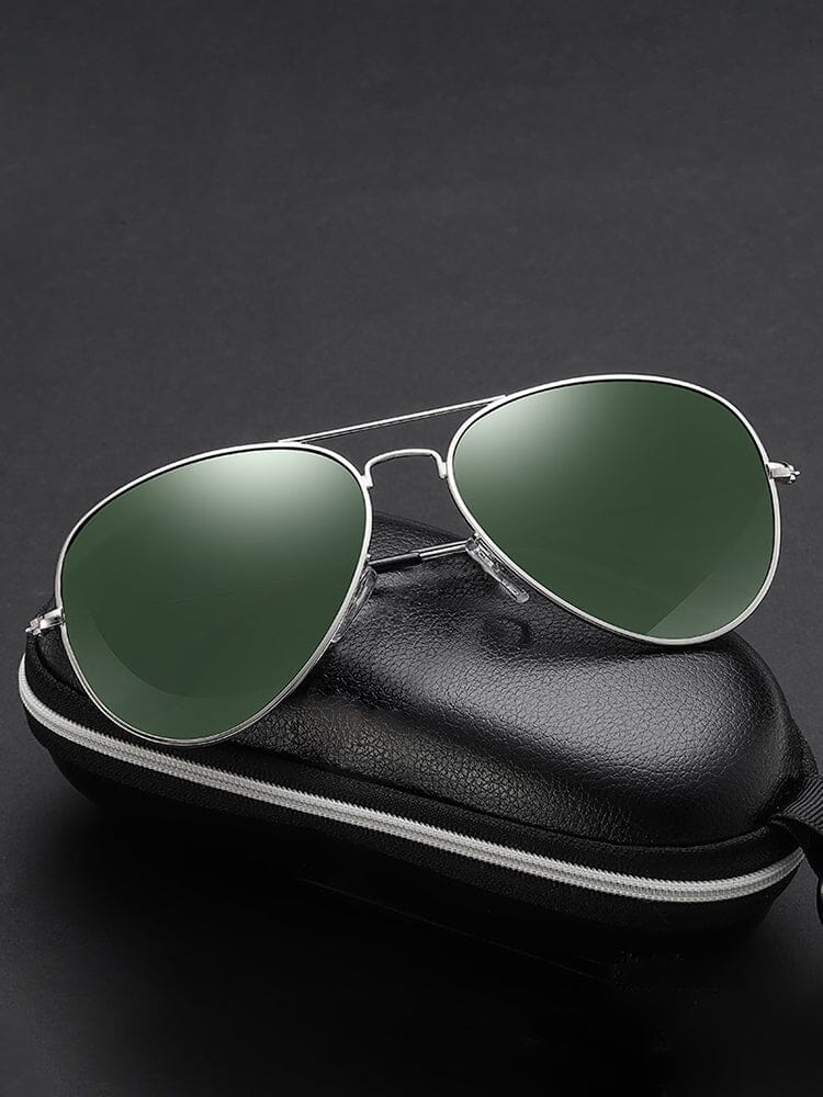 Classic Curved Crossbar Polarized Sunglasses - Image 5