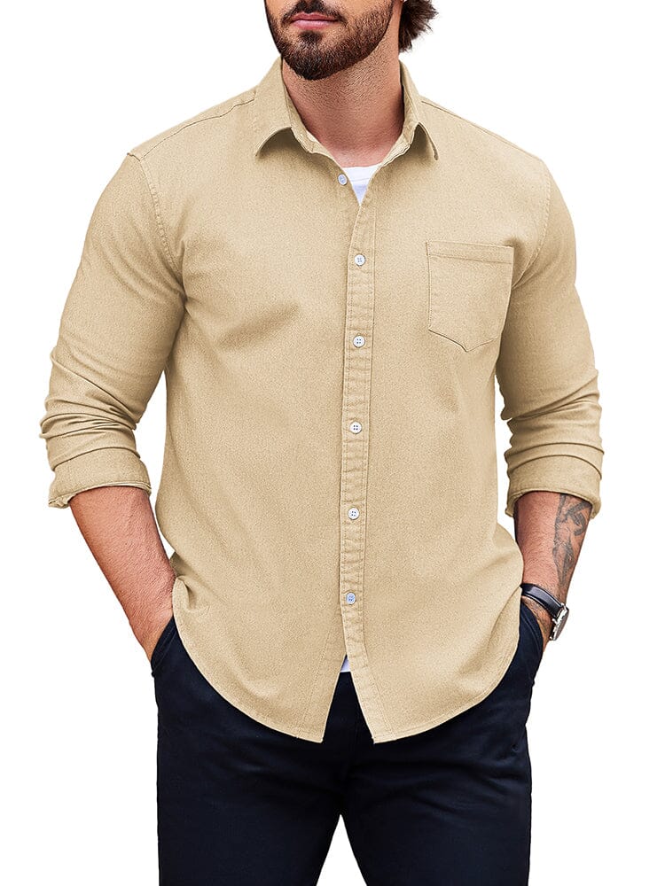 Classic Fit Denim Shirt (US Only) - Image 12